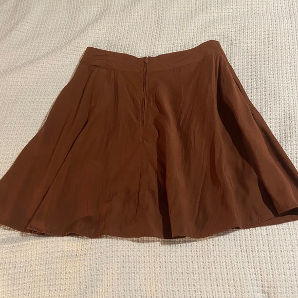 Brown Brielle Flare Skirt- Unique Vintage - Picture 5 of 5